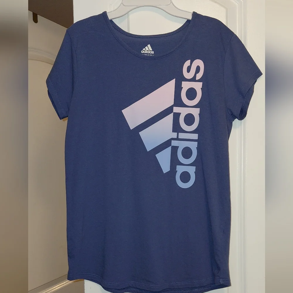Adidas Youth Girls 2 Pair Tee & Short Sets - Picture 4 of 6